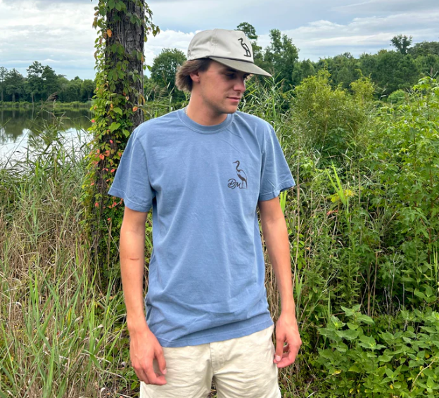 Drive Fast Eat Grass Tee | Blue Jean