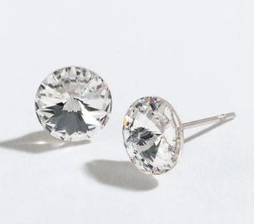 Crystal Rivoli Stud Earrings