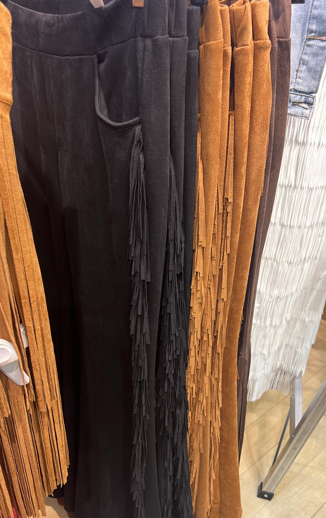 Fringe Flared Pants