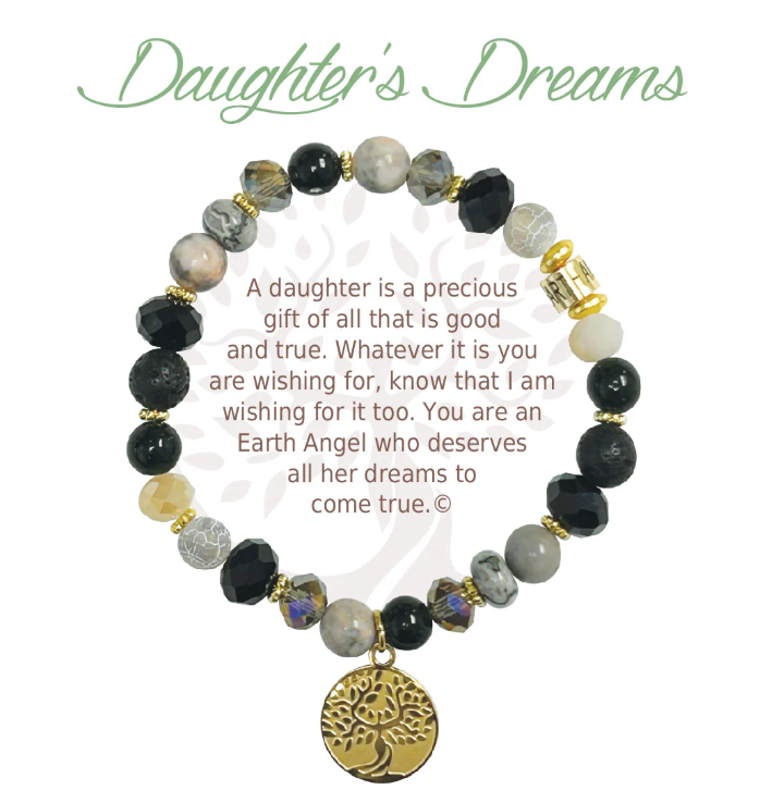 Earth Angel Natural Stone Bracelet - Daughter's Dreams