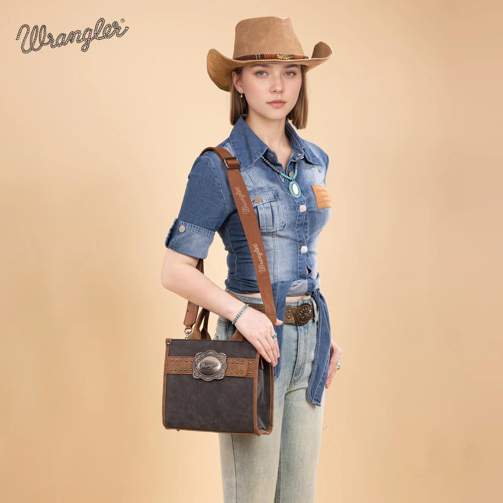 Wrangler Buckle Tote/Crossbody