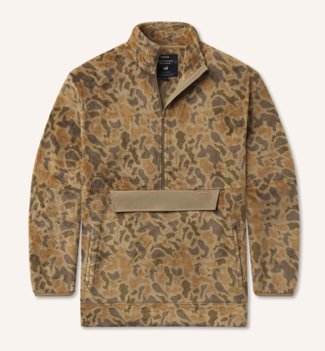Wadsworth Fleece Pullover - Retro Camo
