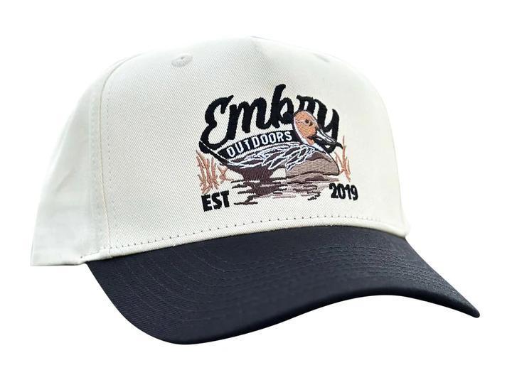 Cream/Black "Sprig" Trucker Hat