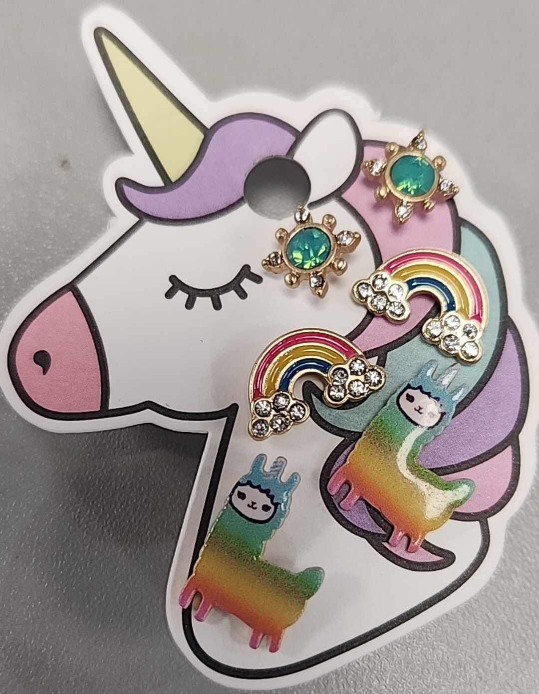 Llama Post Earring Set