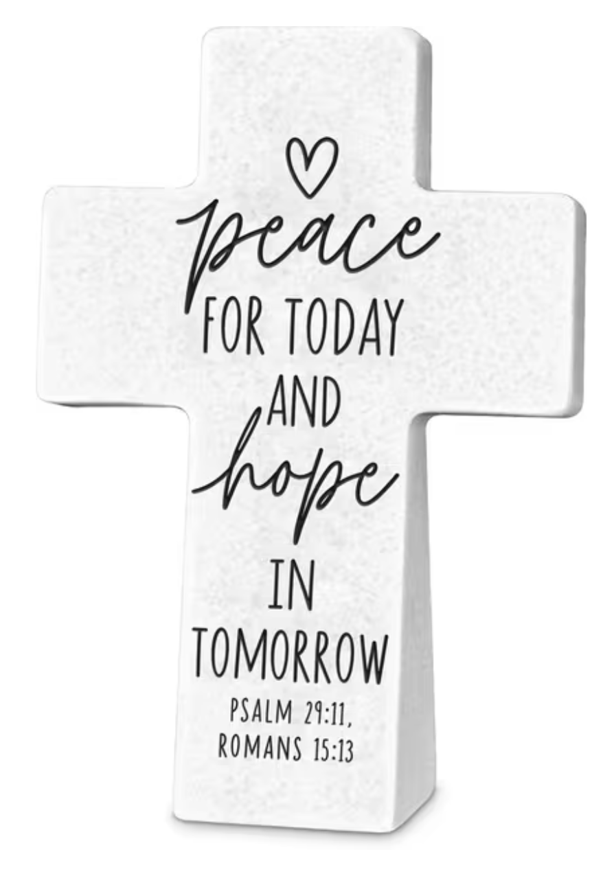 Tabletop Cross Peace for Today