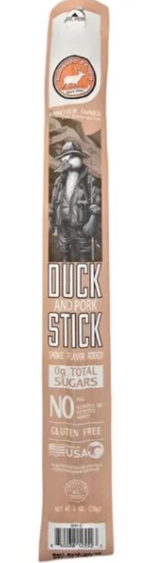 Pearson Ranch Duck Hkry Smkd Snack Stick 1oz