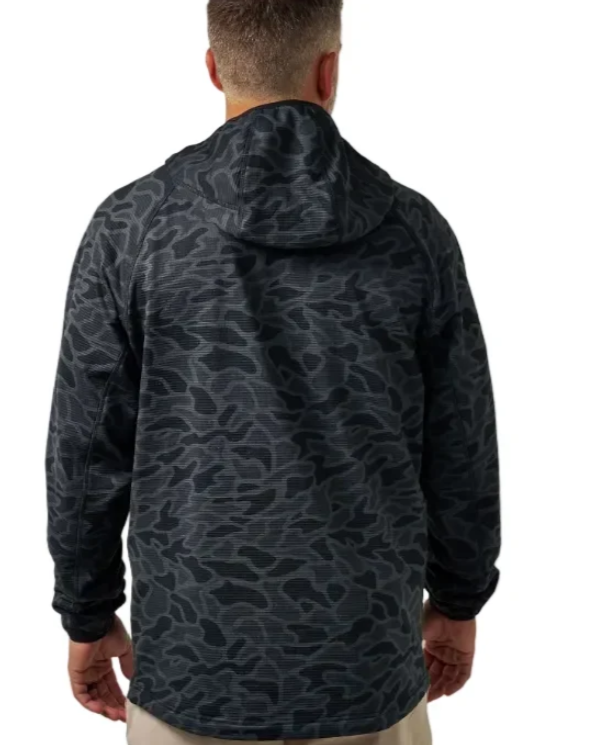 Burlebo - Blaze Tech Quarter Zip - Black Camo