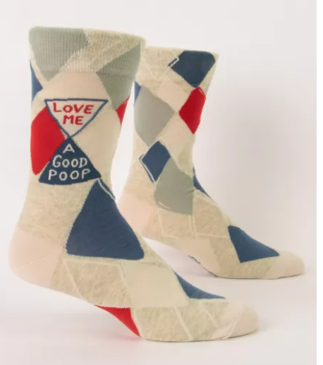 Love Me A Good Poop Men's Crew Socks