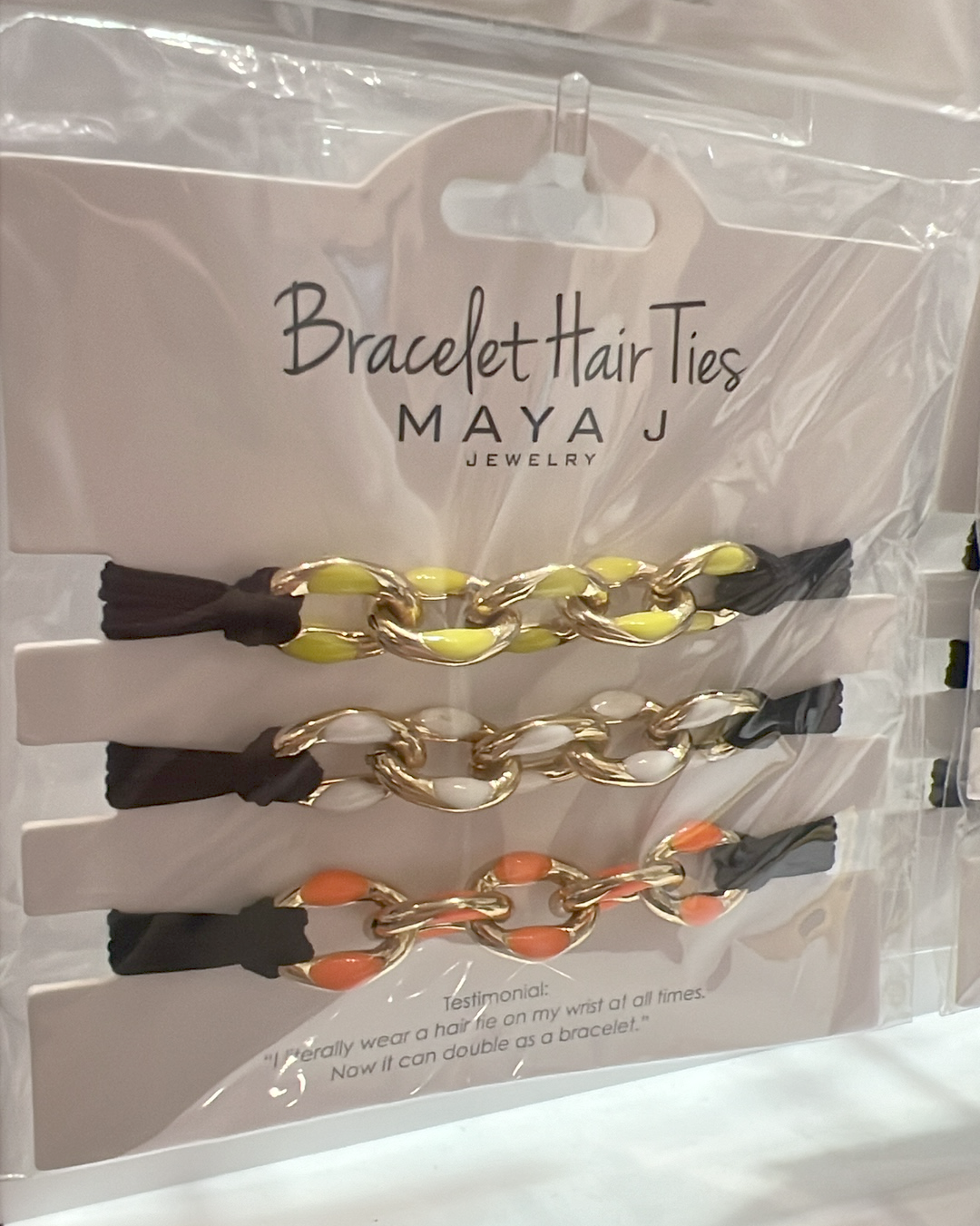 Bracelet Hair Tie Neon Link