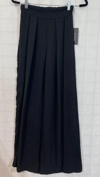 Black Loose Fit Wide Leg Pants