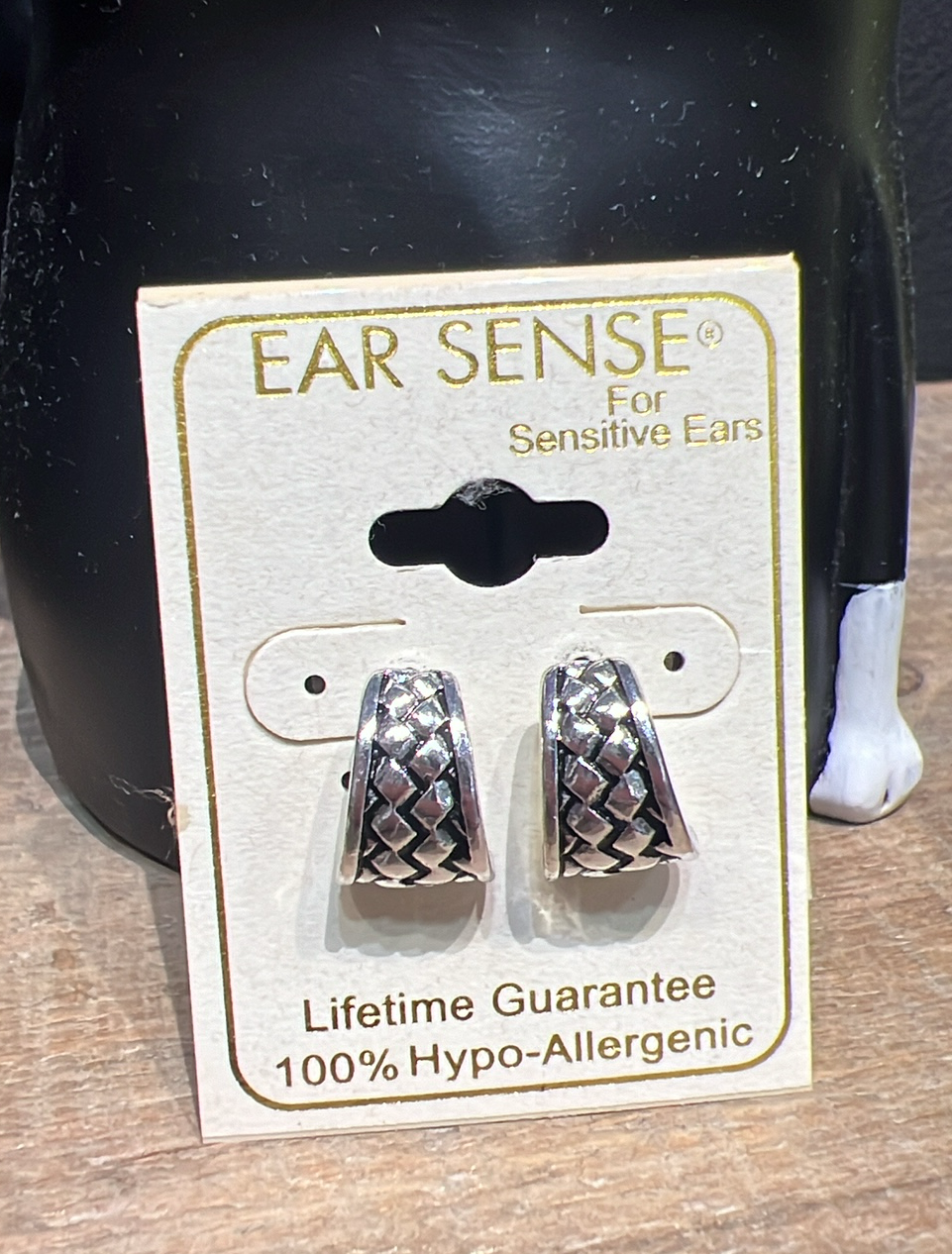 Silver ZigZag Stud Earrings