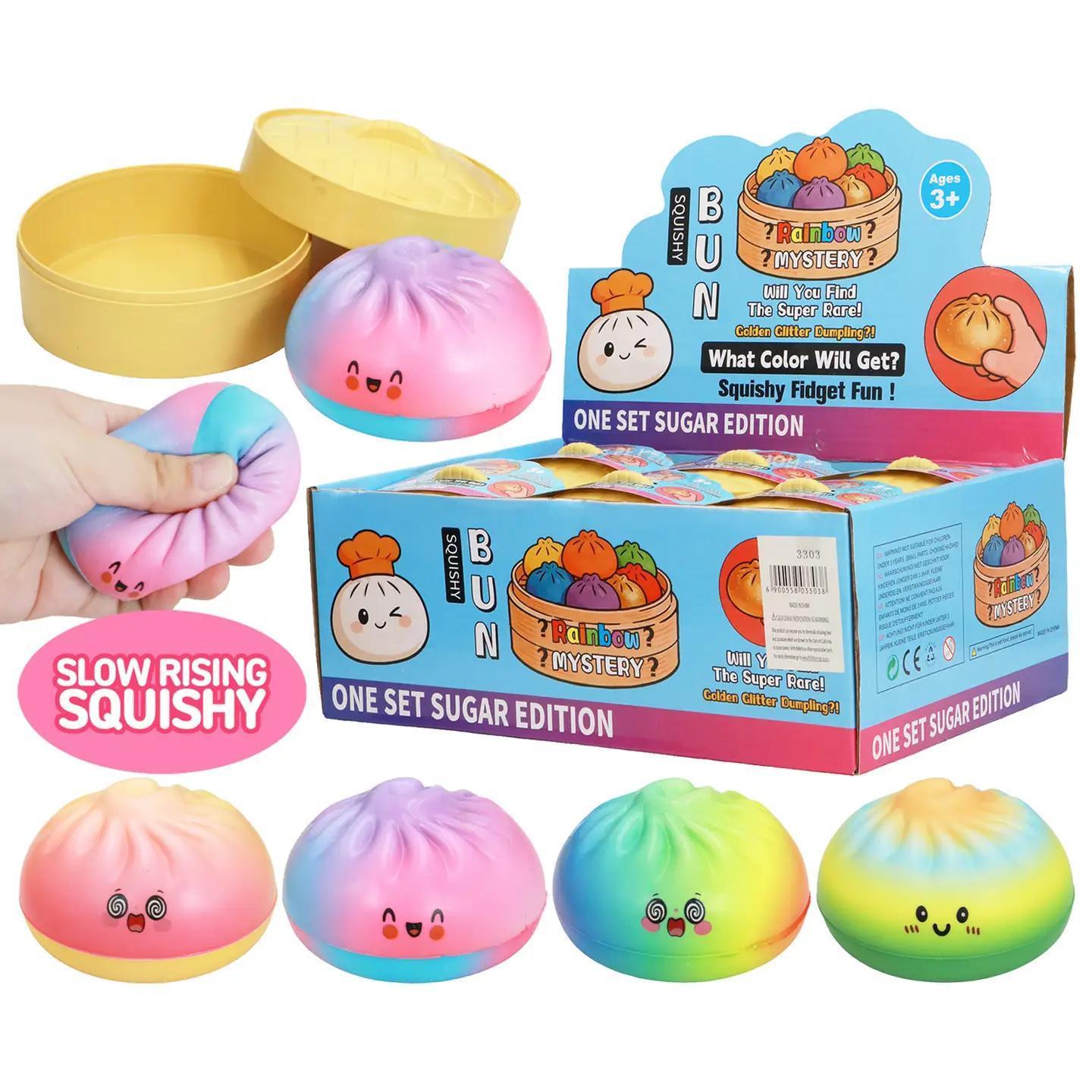 Cute Pastel Ombre Bao Bun Slow Rise Dumpling