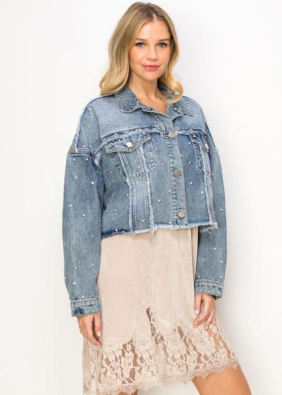 Embellished Crop Jacket