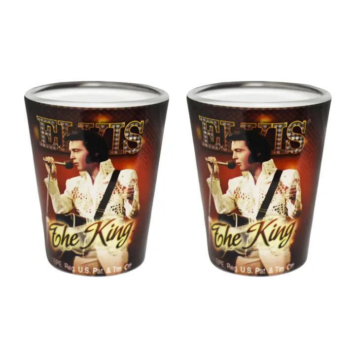 Elvis Shot Glass