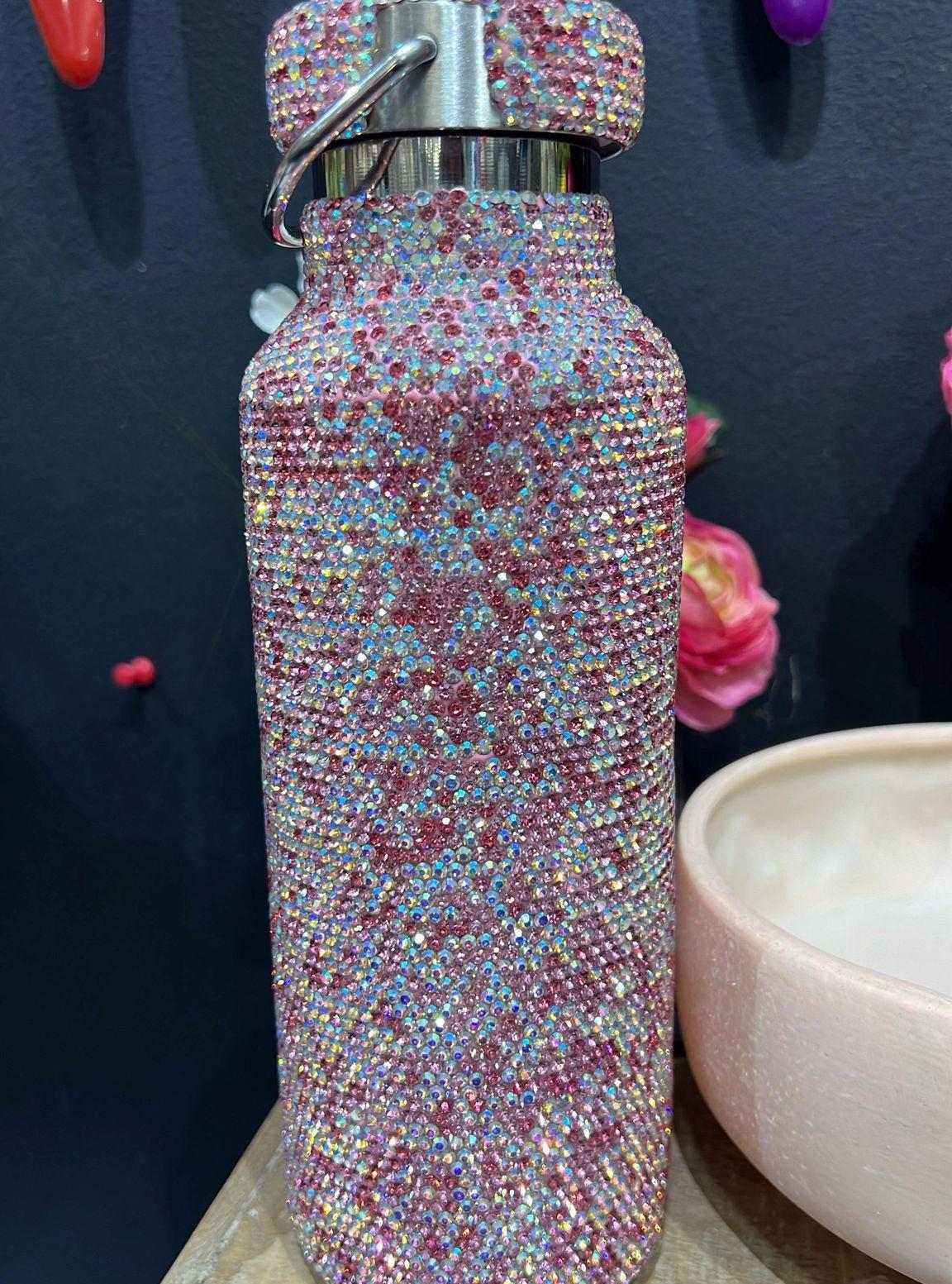 Pink Crystal Water Bottle