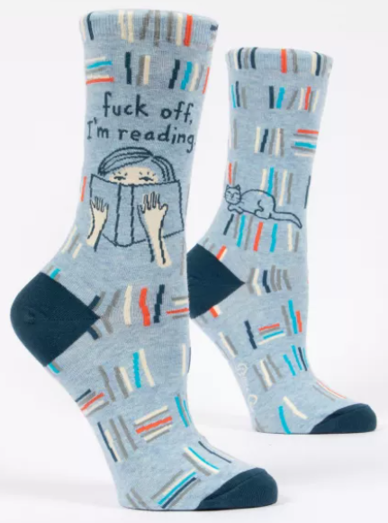 F*ck Off I'm Reading Crew Socks