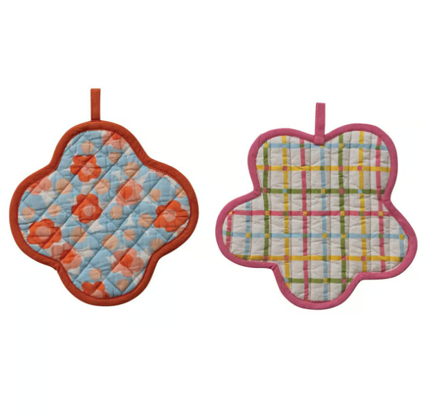 Cotton Organic Shaped Pot Holder