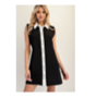 Black Button-Down Golf Dress
