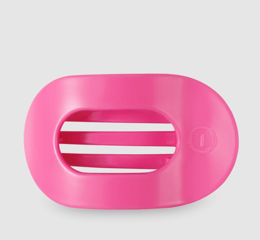 Paradise Pink Flat Round Hair Clip