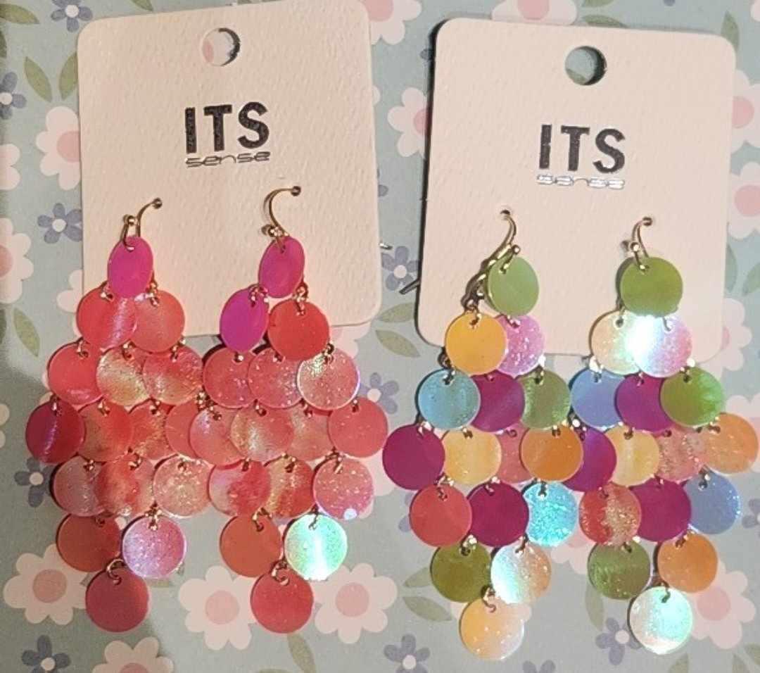 Sequin Chandelier Earring