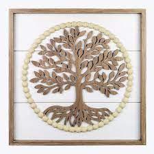 Wooden Framed Tree of Life