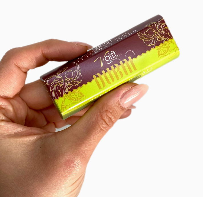 Pistachio Praline Dubi Chocolate Bar