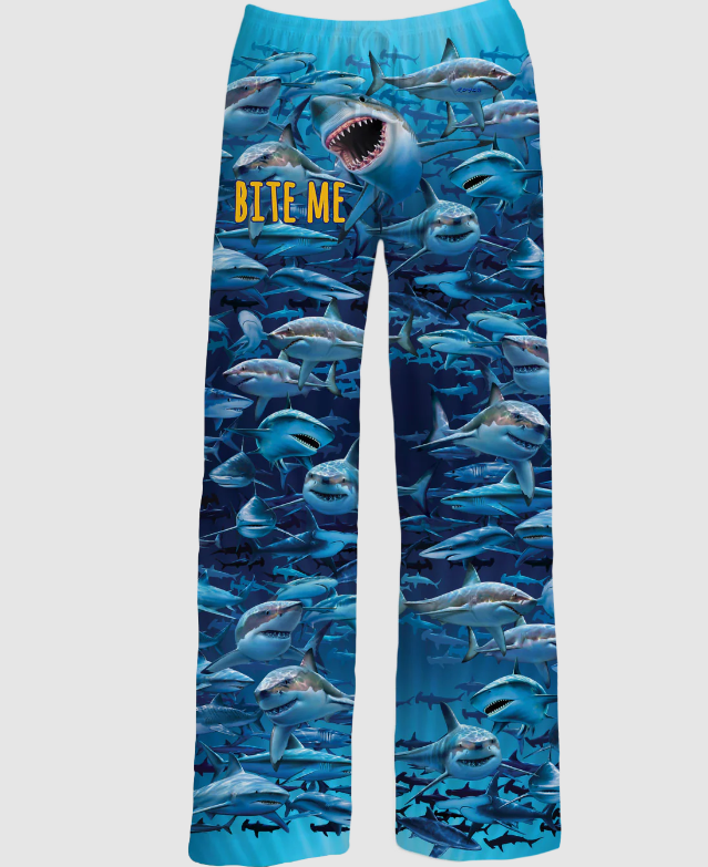 Shark Bite Me Pajama Pants