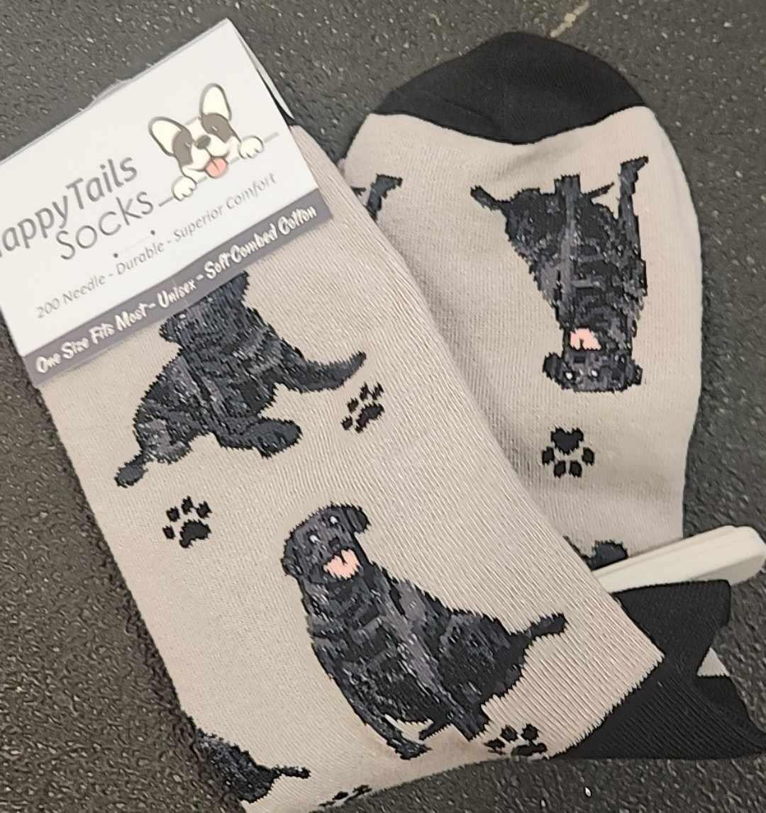 Black Labrador Socks