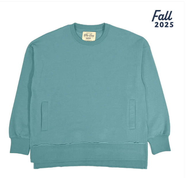 The One on Repeat Sweatshirt Seafoam