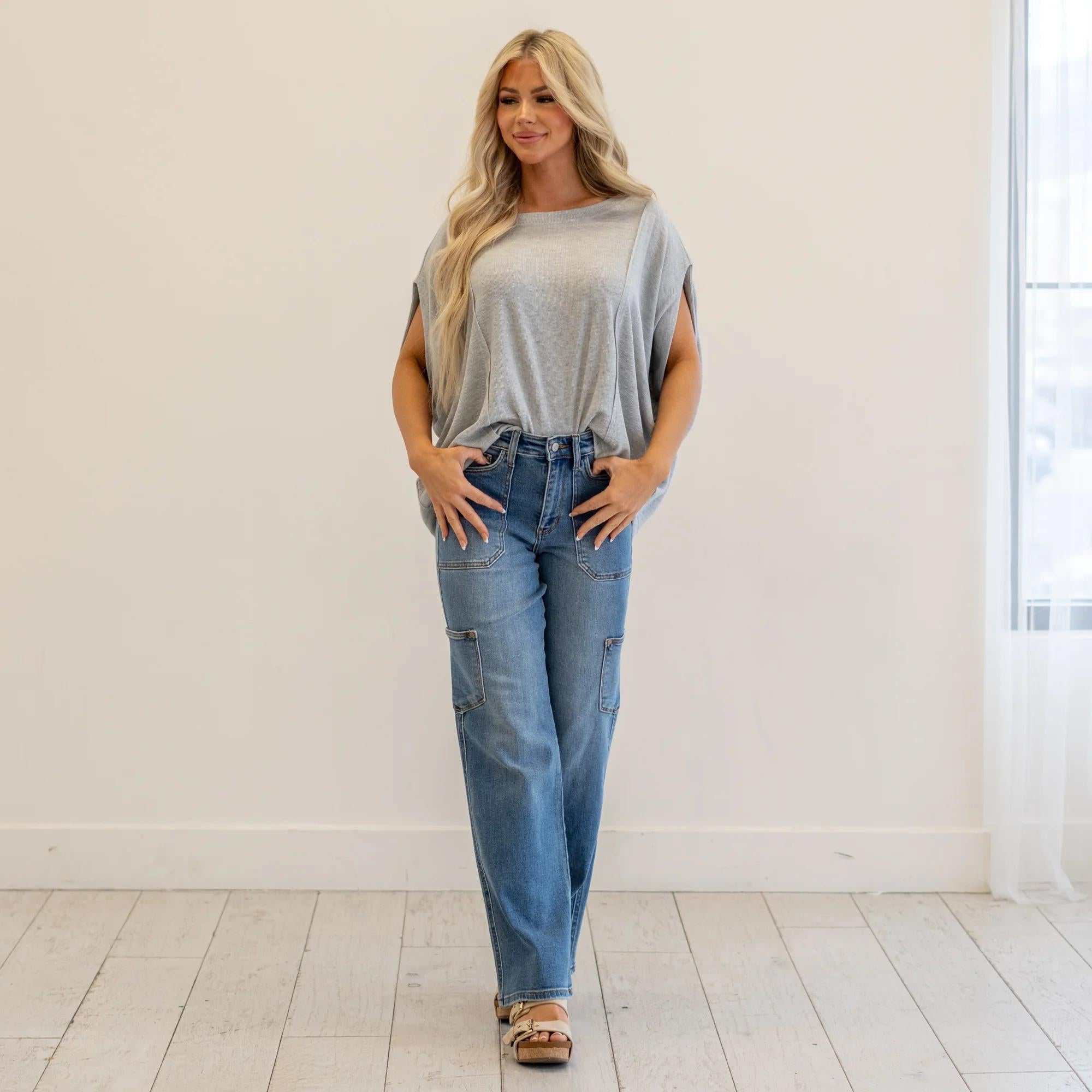 Judy Blue HW 90's Straight Jeans