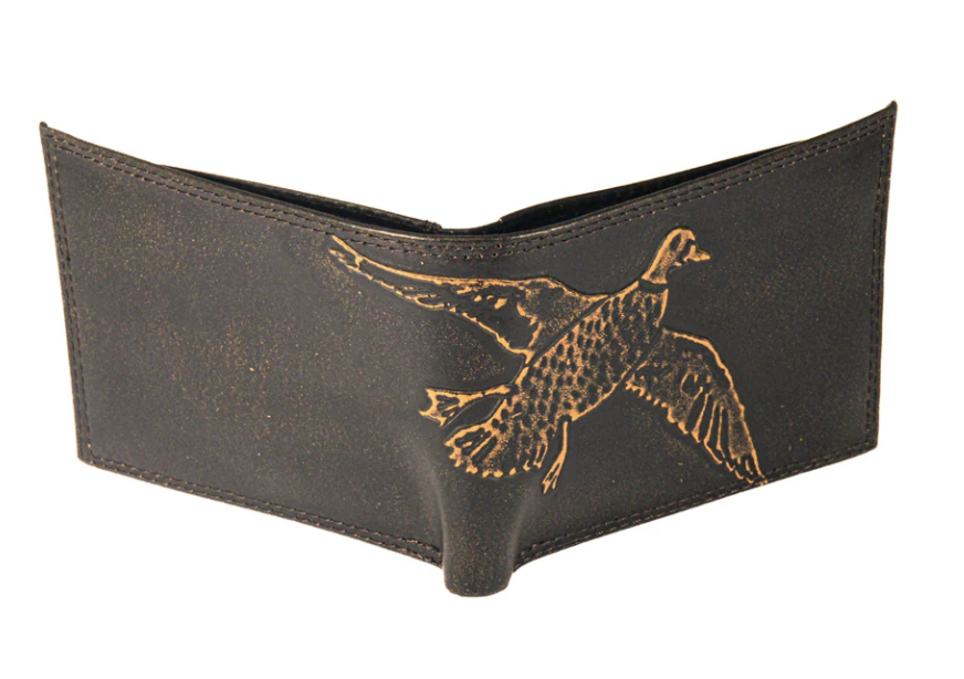 Burnished Antique Brown Passcase Bifold Wallet