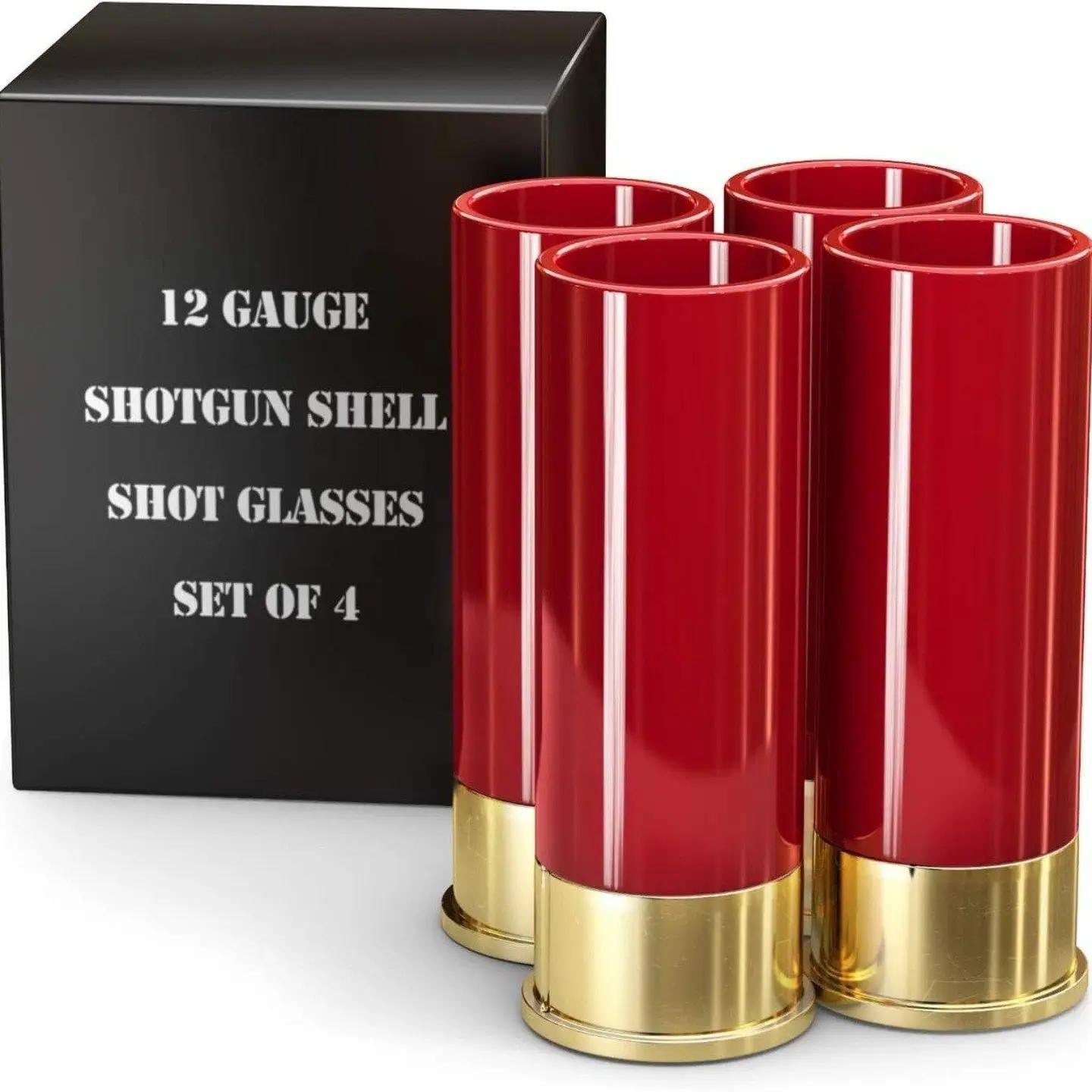 12 Gauge Shot Glasses - Set of 4