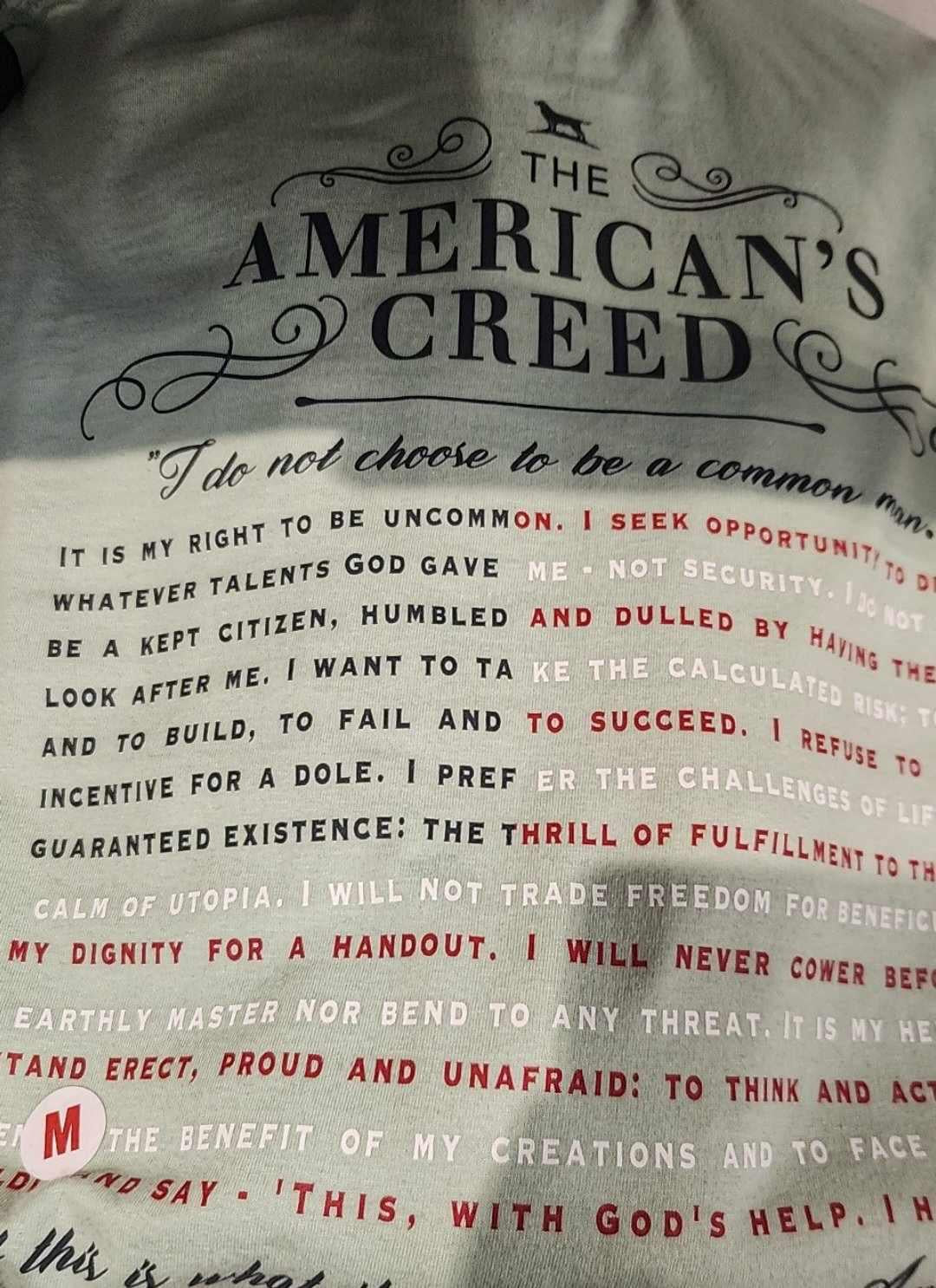 LS American's Creed Tee Green Tea