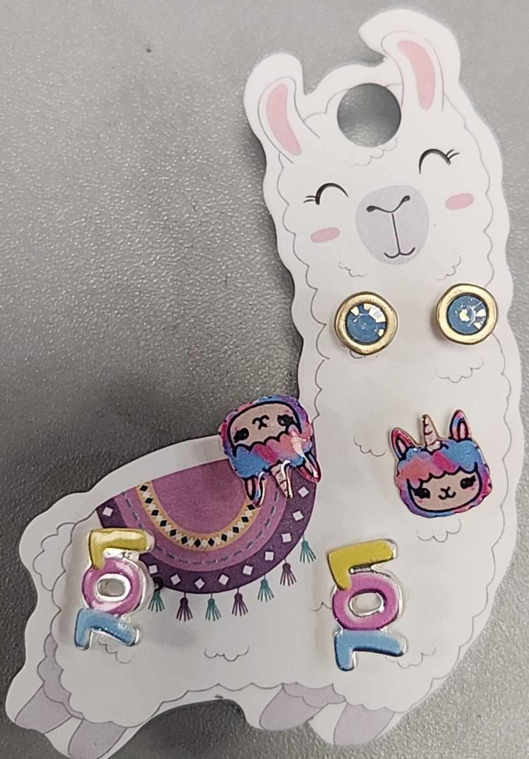LOL Llama Post Earring Set