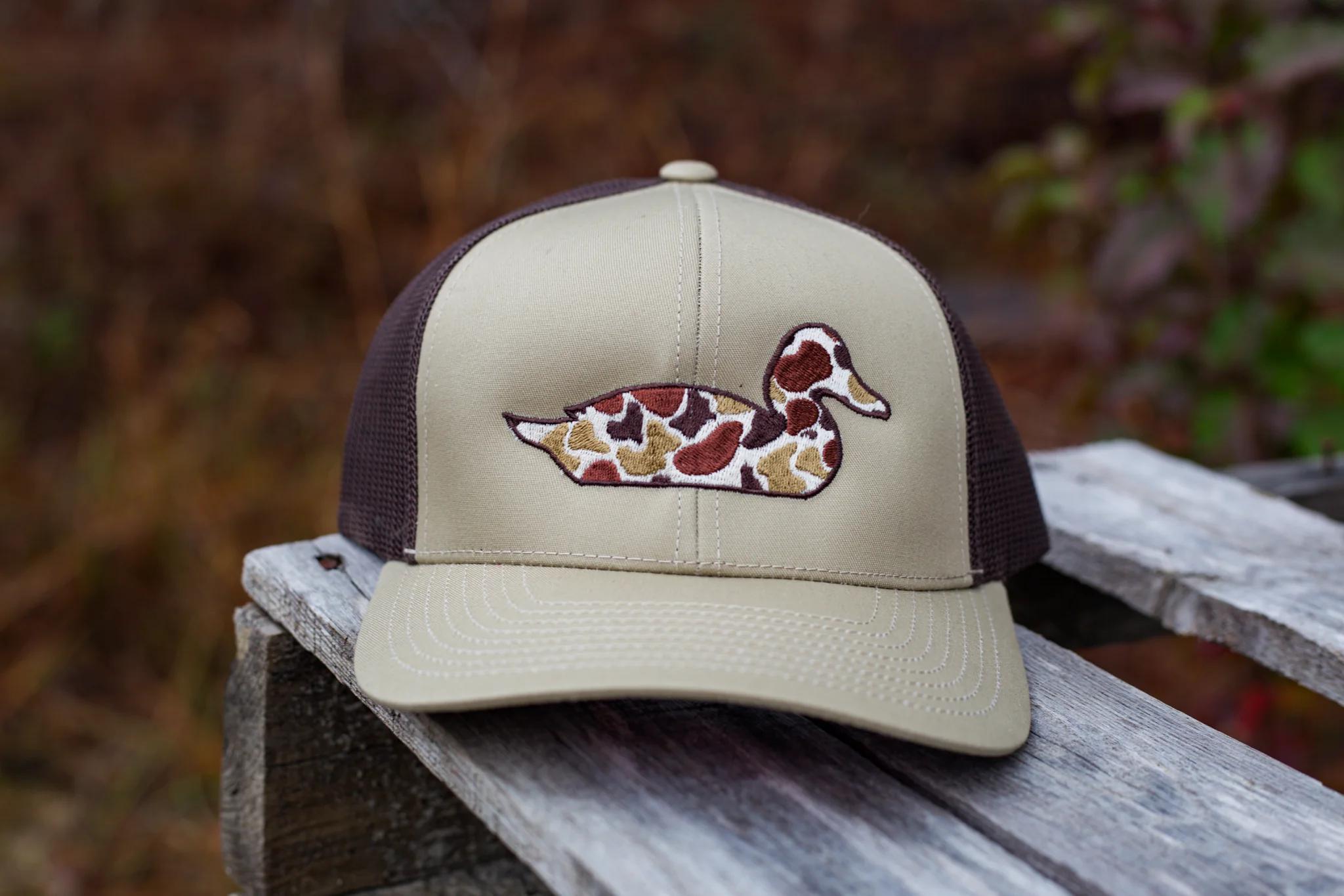 Camo Duck Hat Khaki/Brown