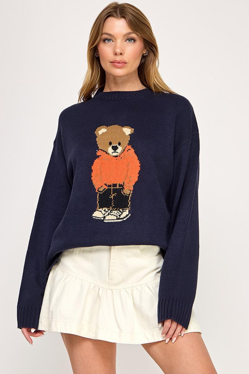 Sweater Bear Top