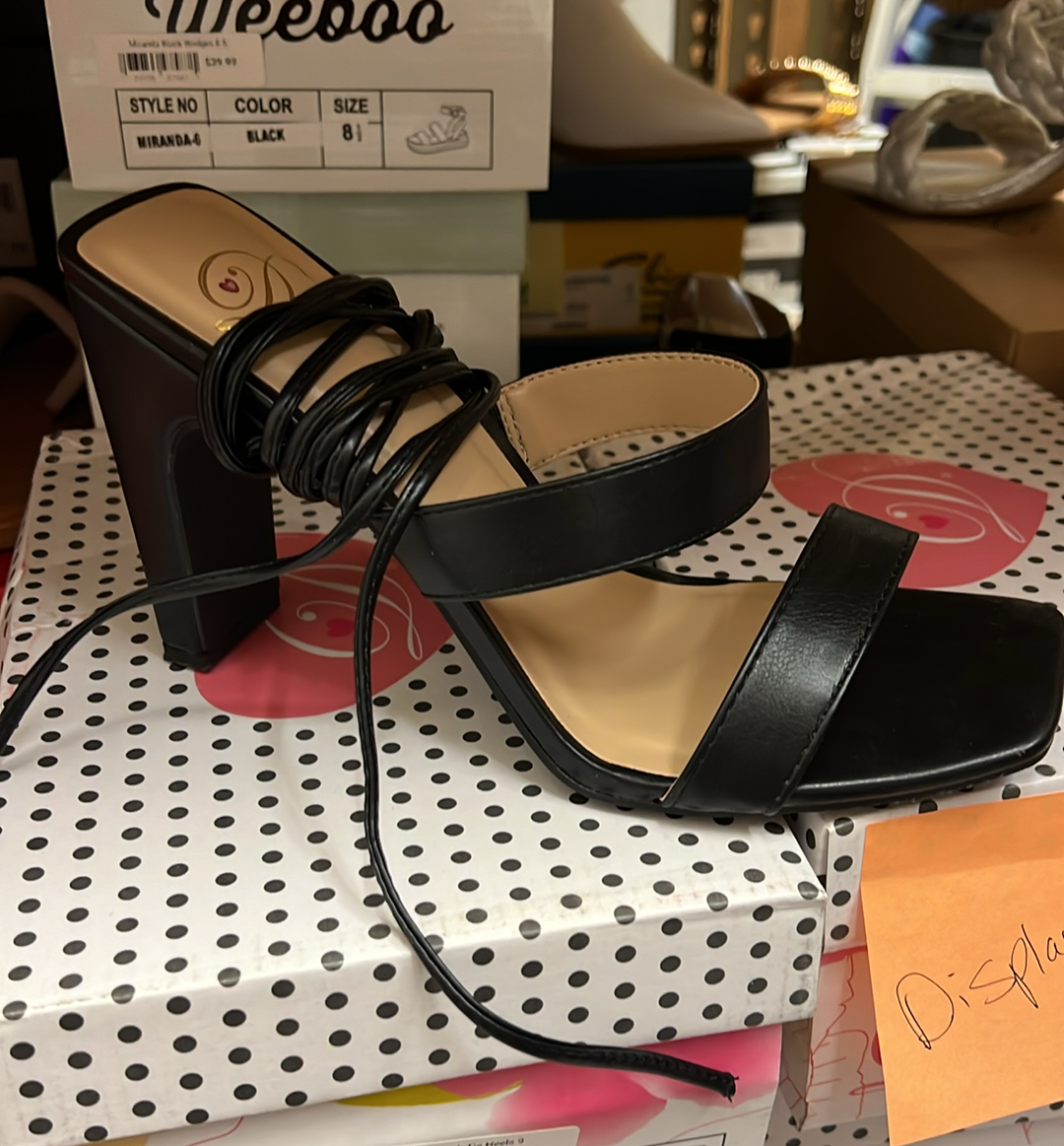 Active Black Tie Heels