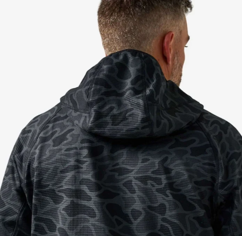 Burlebo - Blaze Tech Quarter Zip - Black Camo