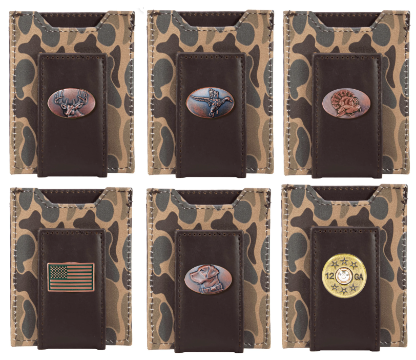 Old School Camo Front Pocket Wallet