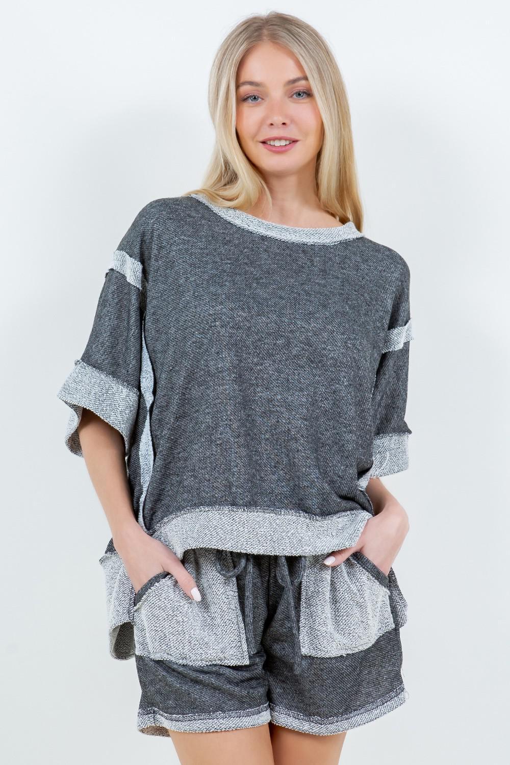 Contrast Reversed Top