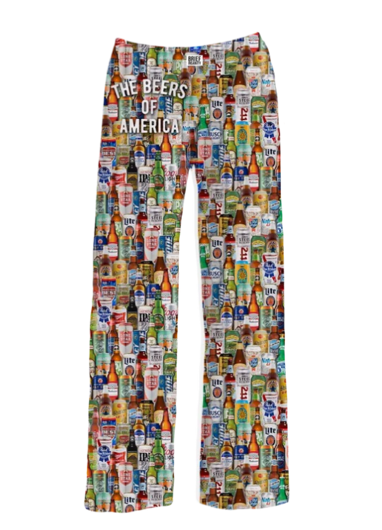 Beers Of America Pajama Pants