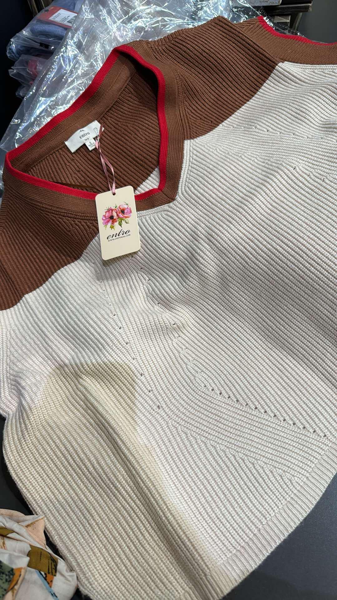 Camel Short Sweater