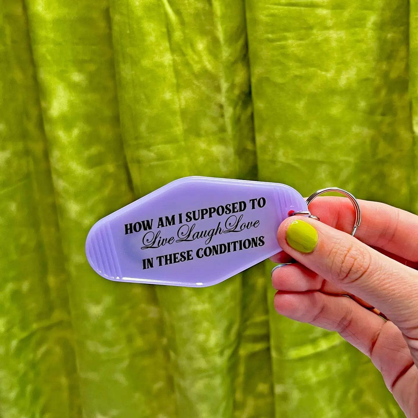 Vintage Inspired Motel Keychains