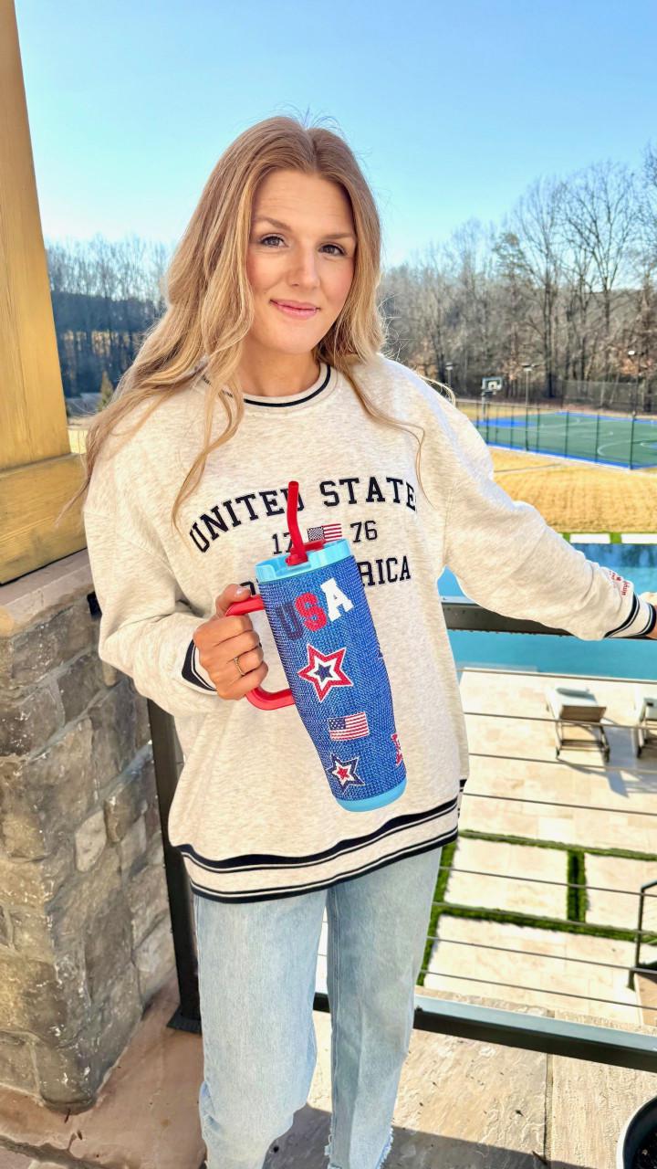 Simply Southern 40oz Rhinestone Tumbler