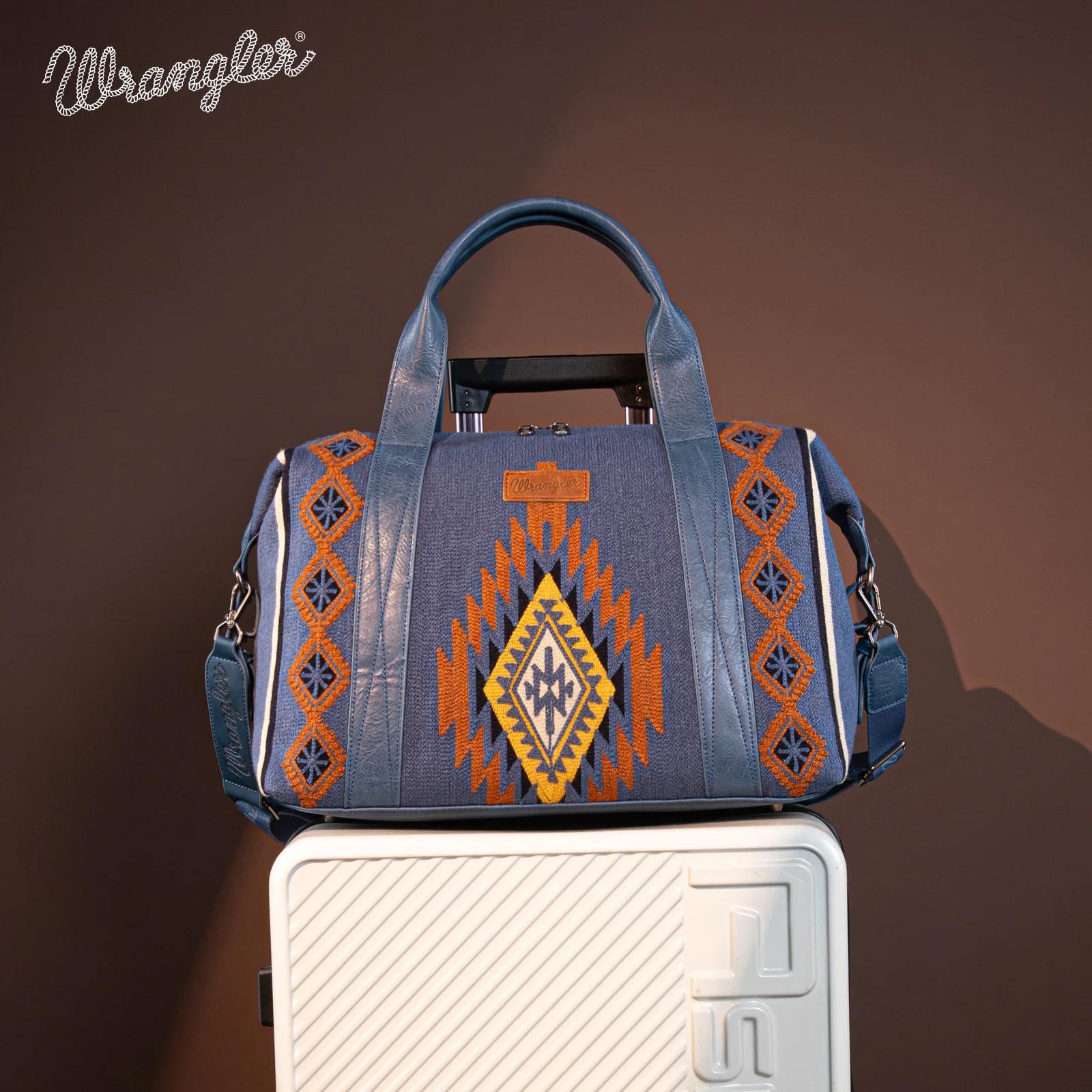 Wrangler Southwestern Print Duffle Bag