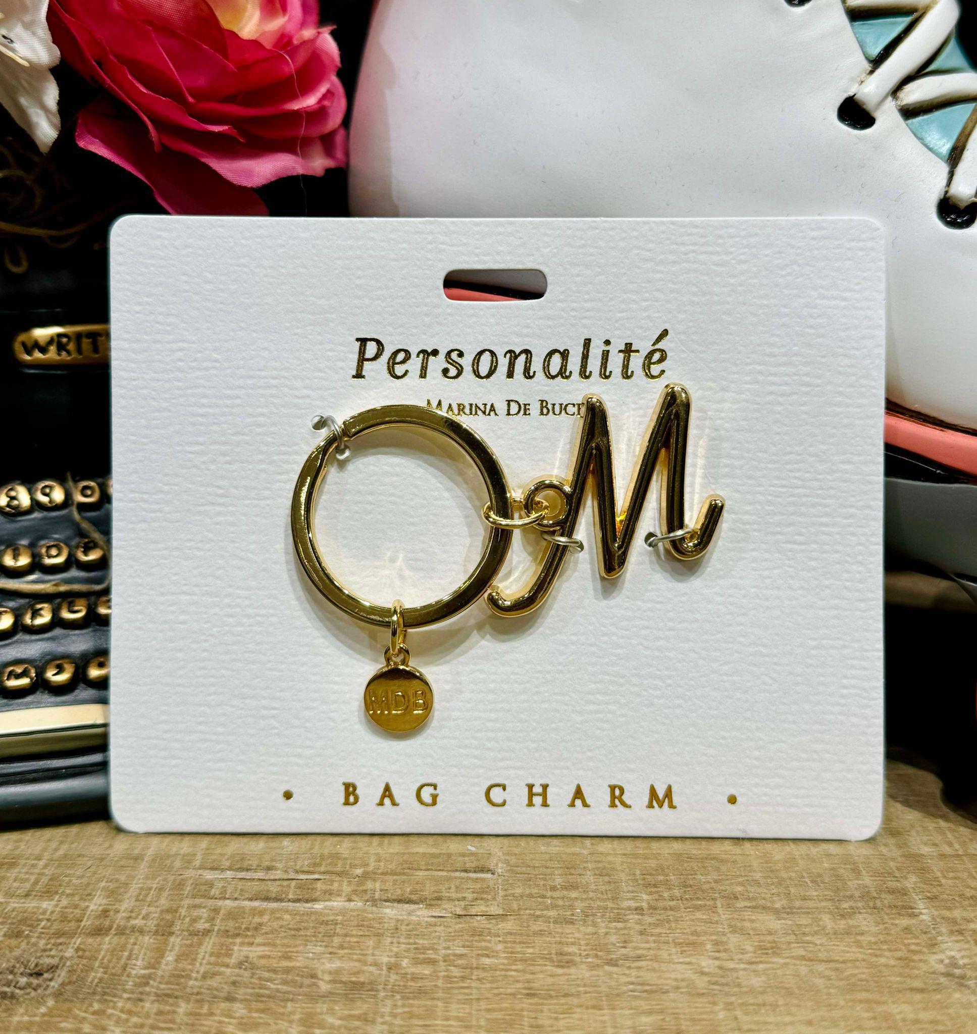 Personalite M Initial Bag Charm