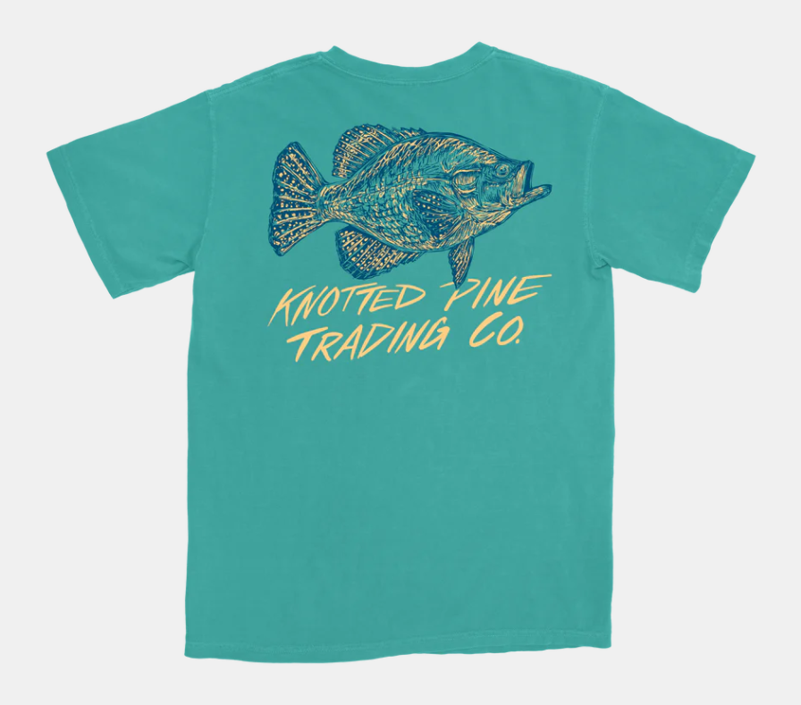 Crappie Seafoam Tee