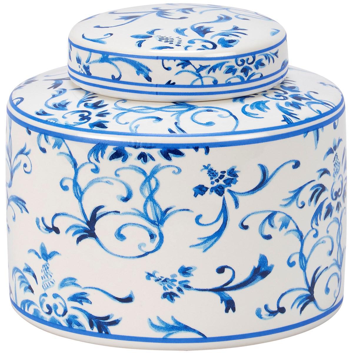 Small Indigo Tea Jar