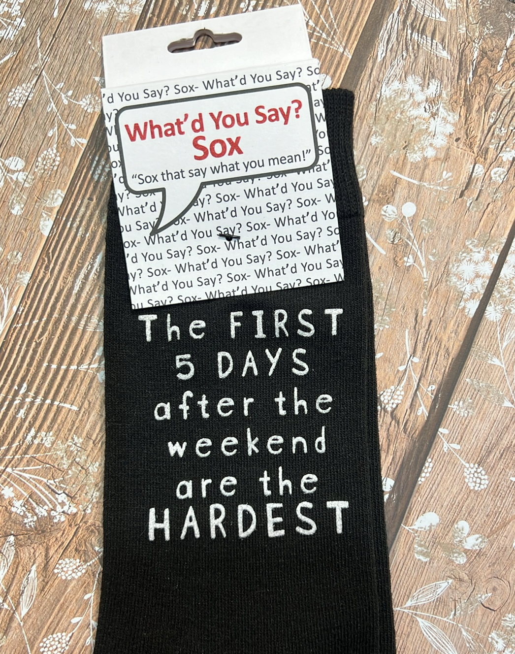 The First 5 Days Socks