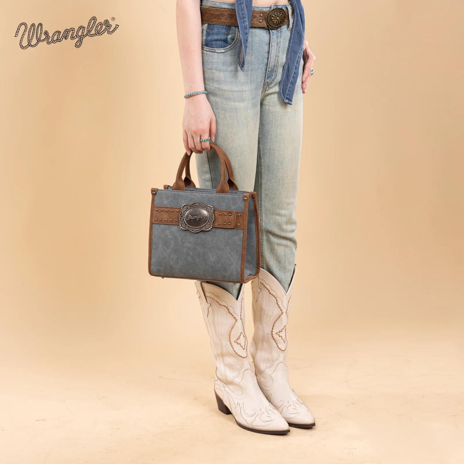 Wrangler Buckle Tote/Crossbody